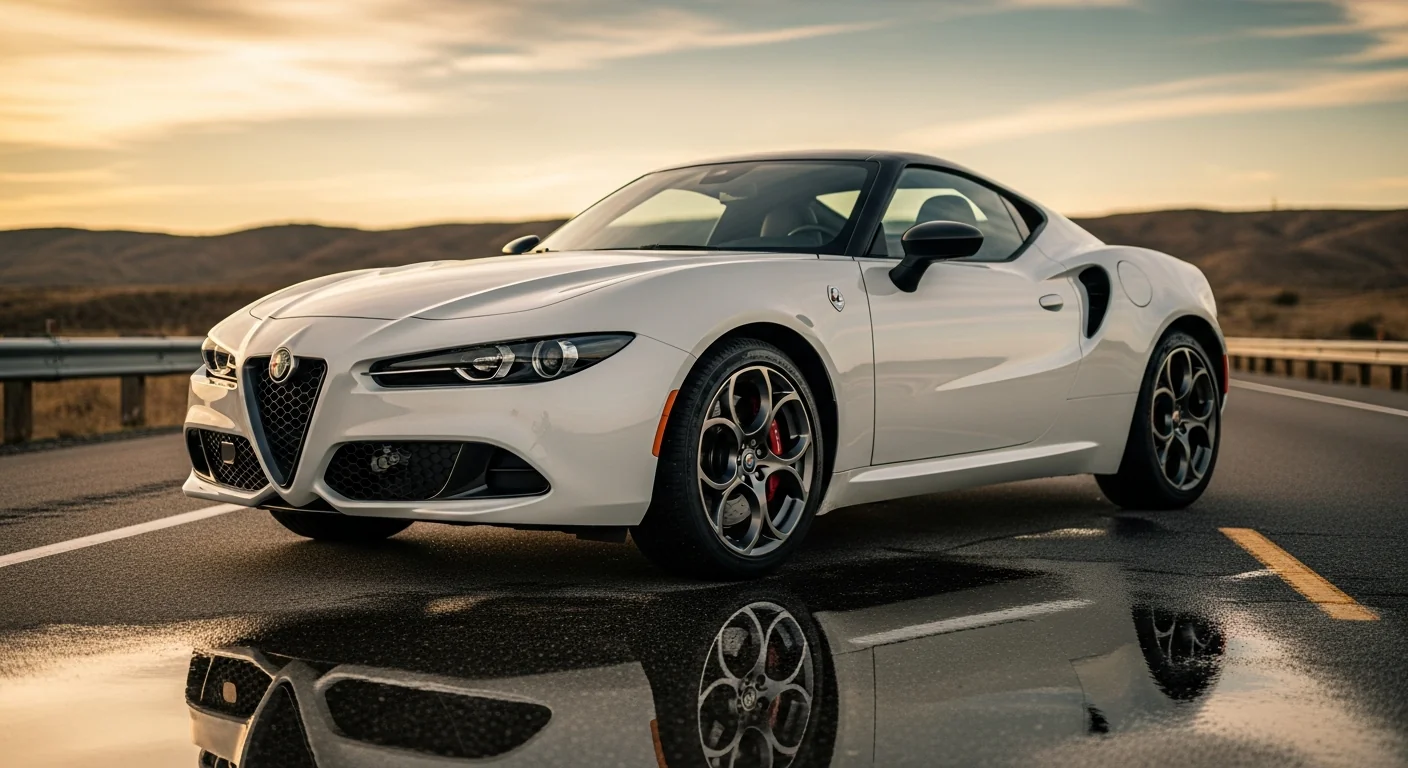 2028 Alfa Romeo Spider 2028 exterior - front three quarter view