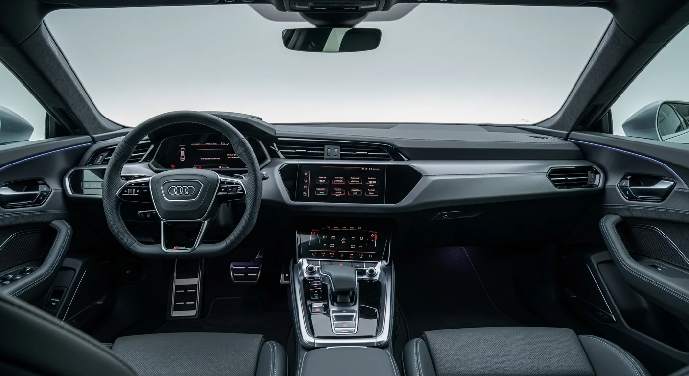2027 Audi RS e-tron GT Performance interior - dashboard and cockpit view