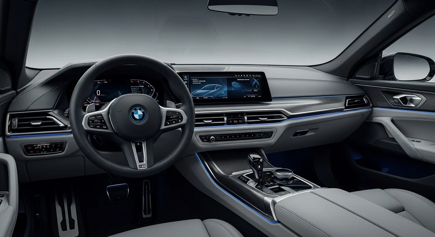 2027 BMW i7 M70 xDrive interior - dashboard and cockpit view