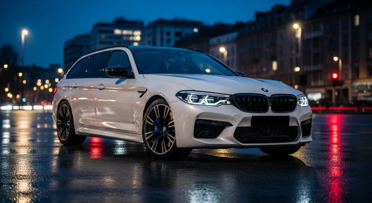 2027 BMW M5 CS Touring exterior - front three quarter view
