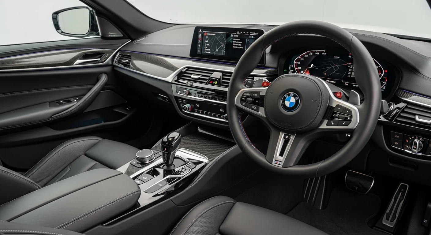 2027 BMW M5 CS Touring interior - dashboard and cockpit view