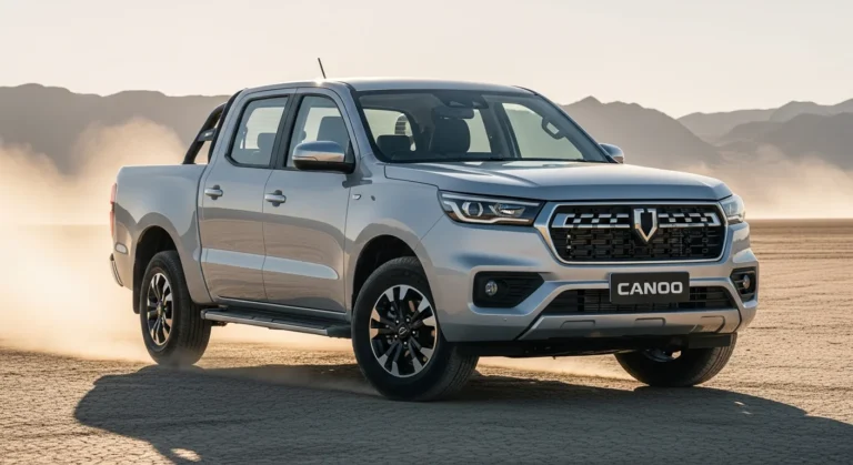 2027 Canoo Pickup Sport exterior - front three quarter view