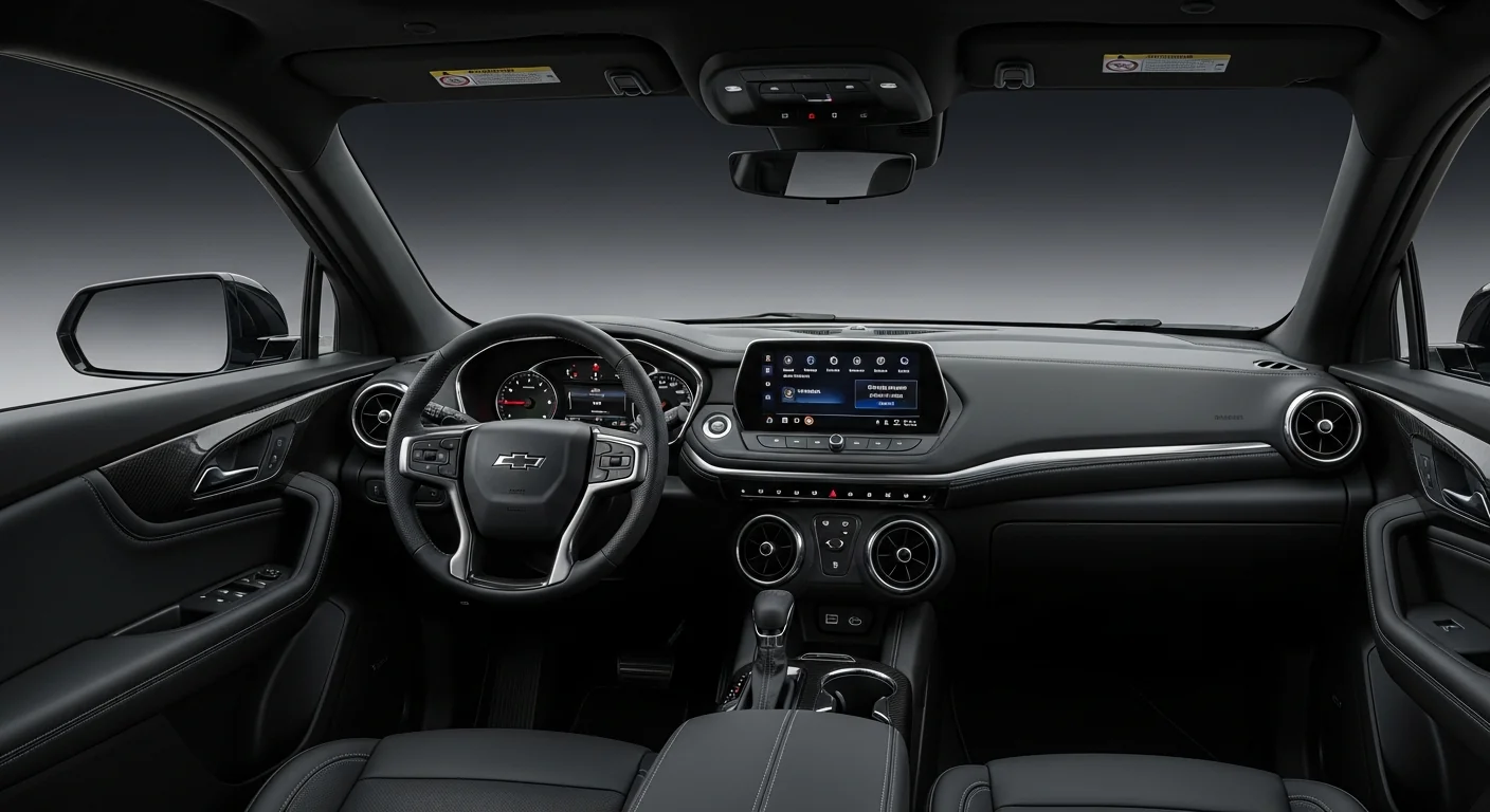 2027 Chevrolet Blazer SS Pro interior - dashboard and cockpit view