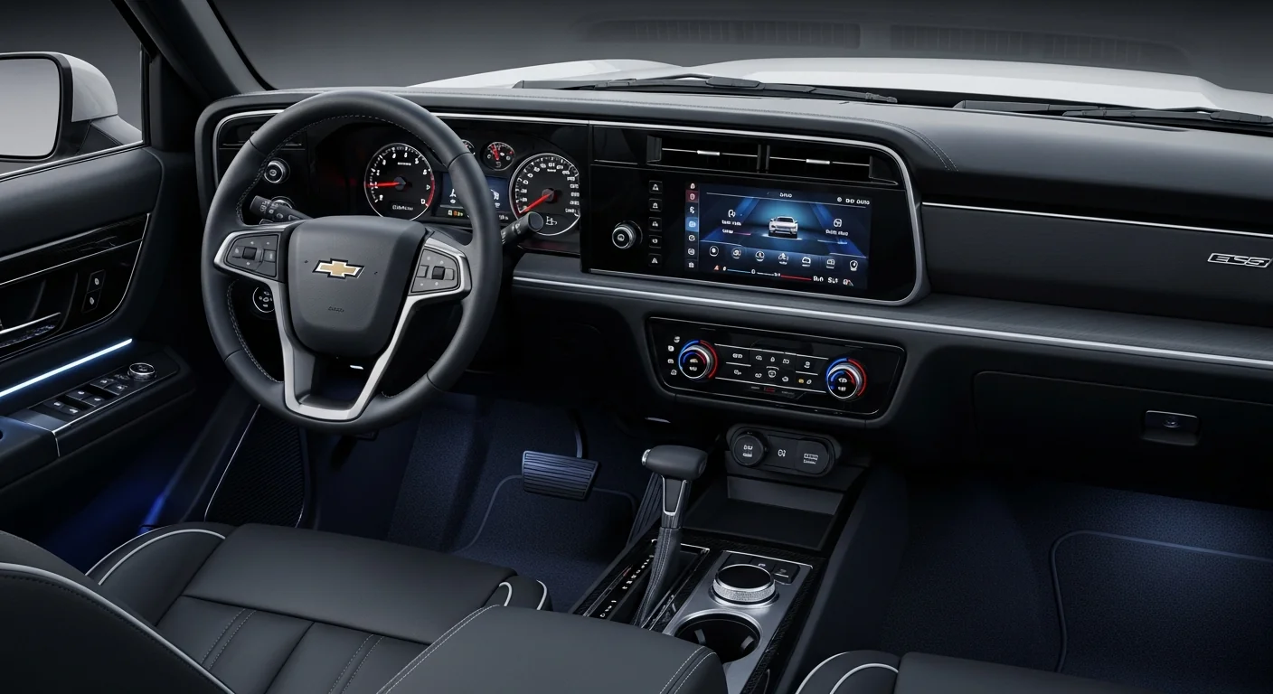 2027 Chevrolet El Camino SS 2027 interior - dashboard and cockpit view
