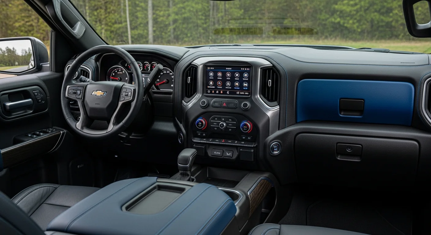 2027 Chevrolet Silverado ZR2 Bison XT interior - dashboard and cockpit view