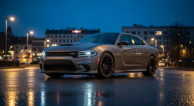 2027 Dodge Charger Daytona Banshee exterior - front three quarter view