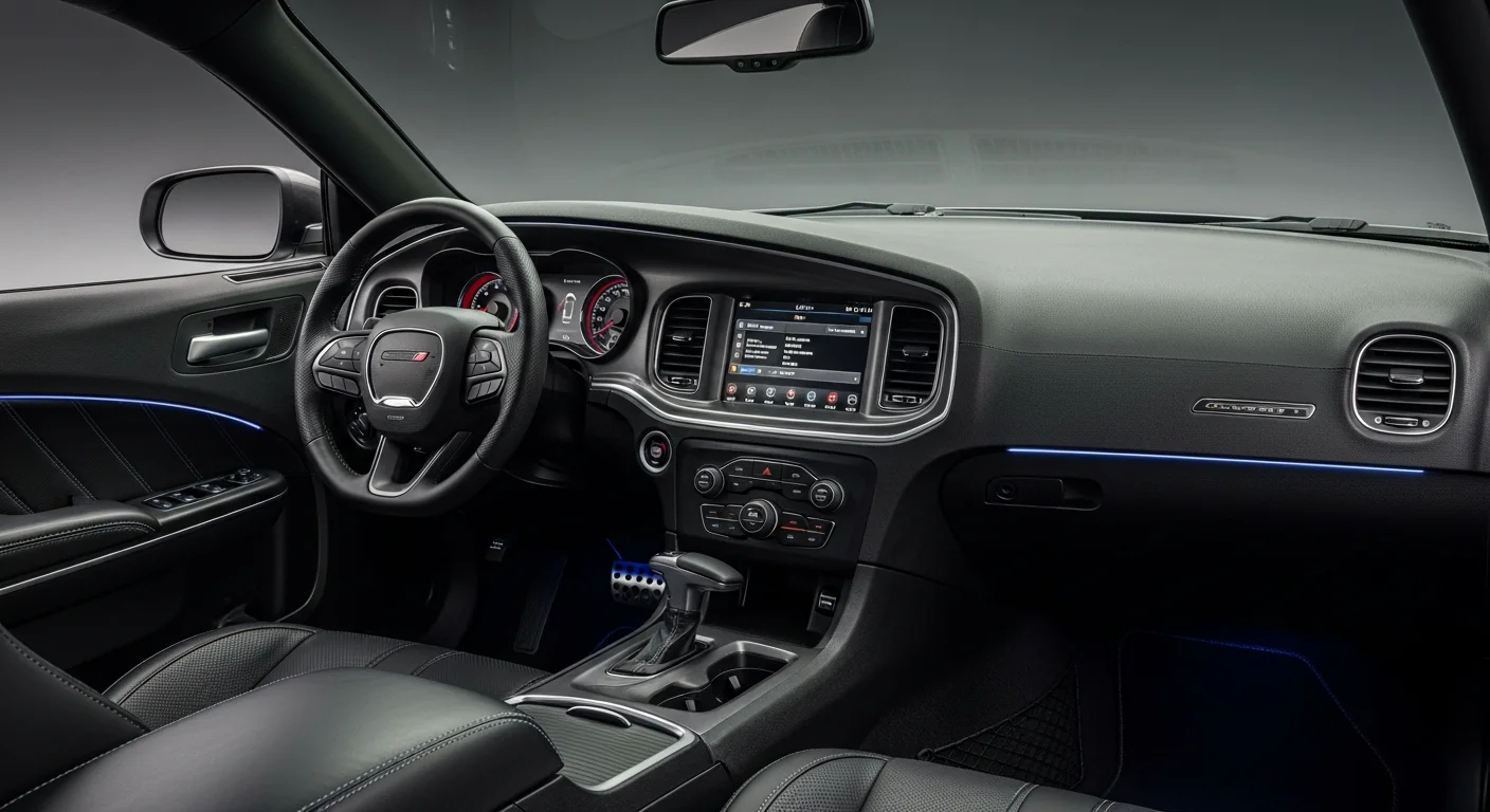 2027 Dodge Charger Daytona Banshee interior - dashboard and cockpit view