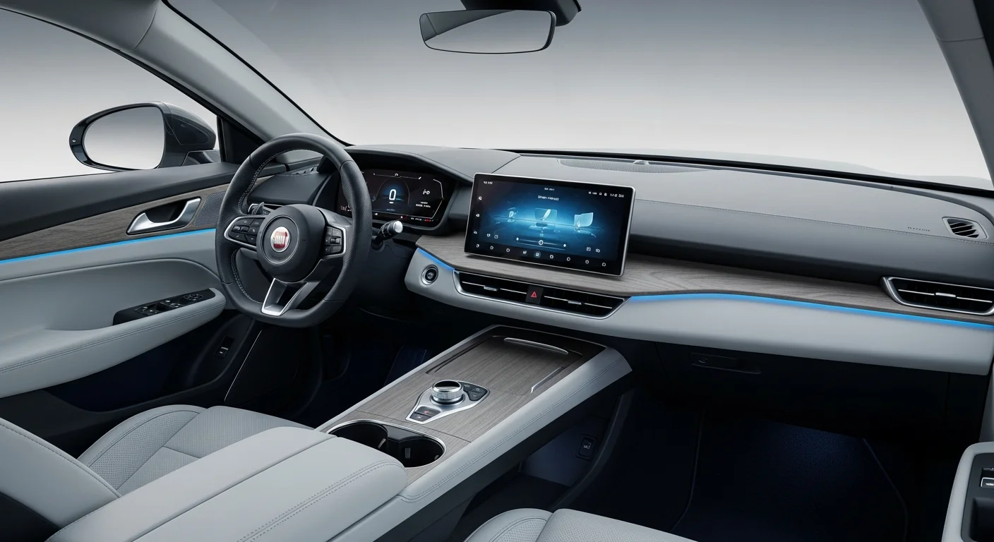 2026 Fisker Ocean Ultra Final interior - dashboard and cockpit view