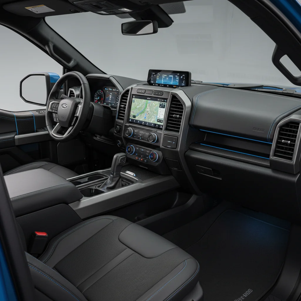 2027 Ford F-150 Raptor R Baja Edition interior - dashboard and cockpit view