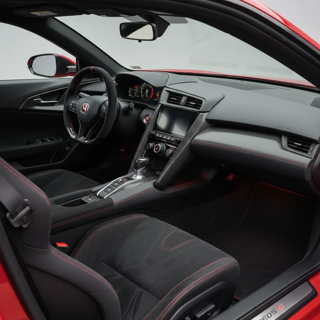 2026 Honda NSX Type S Final interior - dashboard and cockpit view