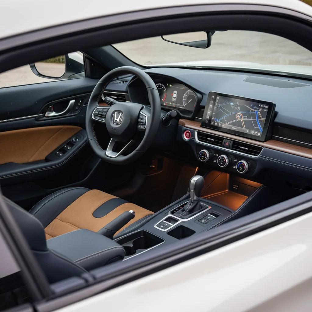 2028 Honda Prelude 2028 interior - dashboard and cockpit view