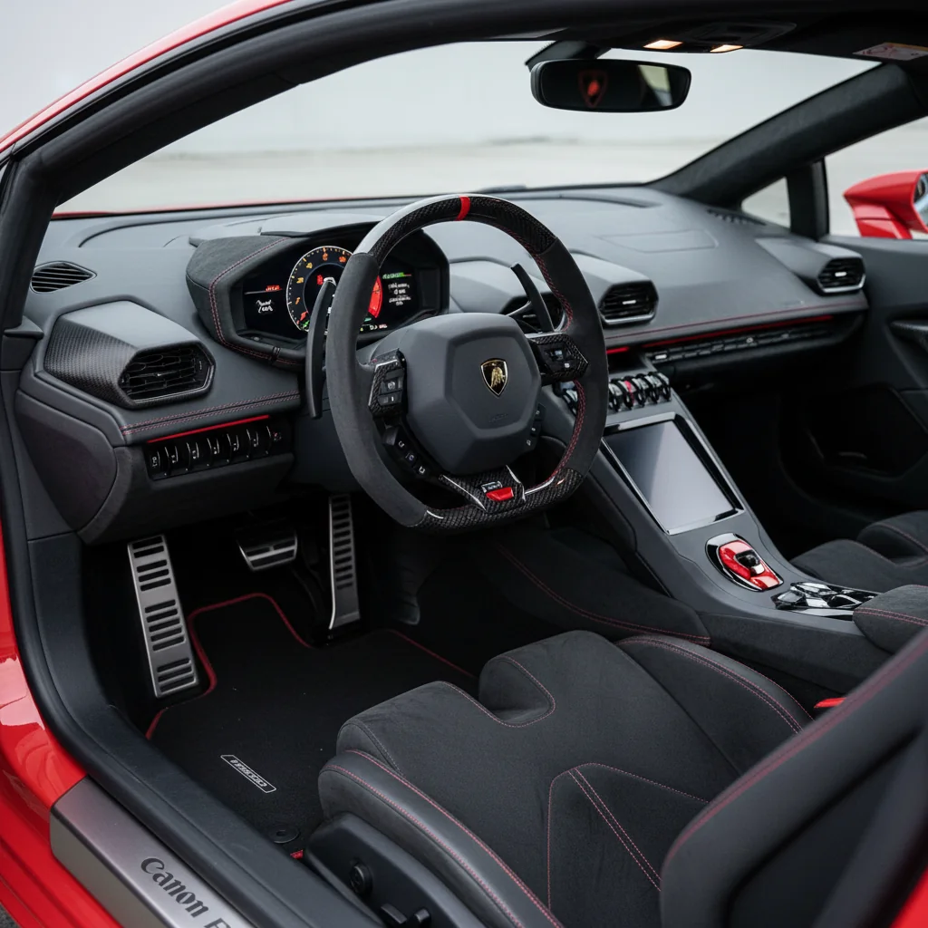 2027 Lamborghini Huracan Sterrato Evo interior - dashboard and cockpit view