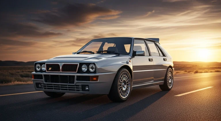 2028 Lancia Delta HF Integrale 2028 exterior - front three quarter view