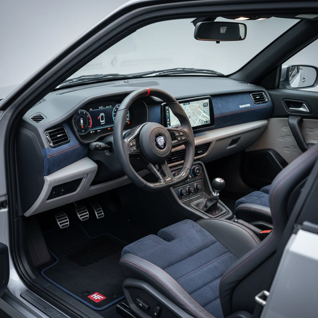 2028 Lancia Delta HF Integrale 2028 interior - dashboard and cockpit view