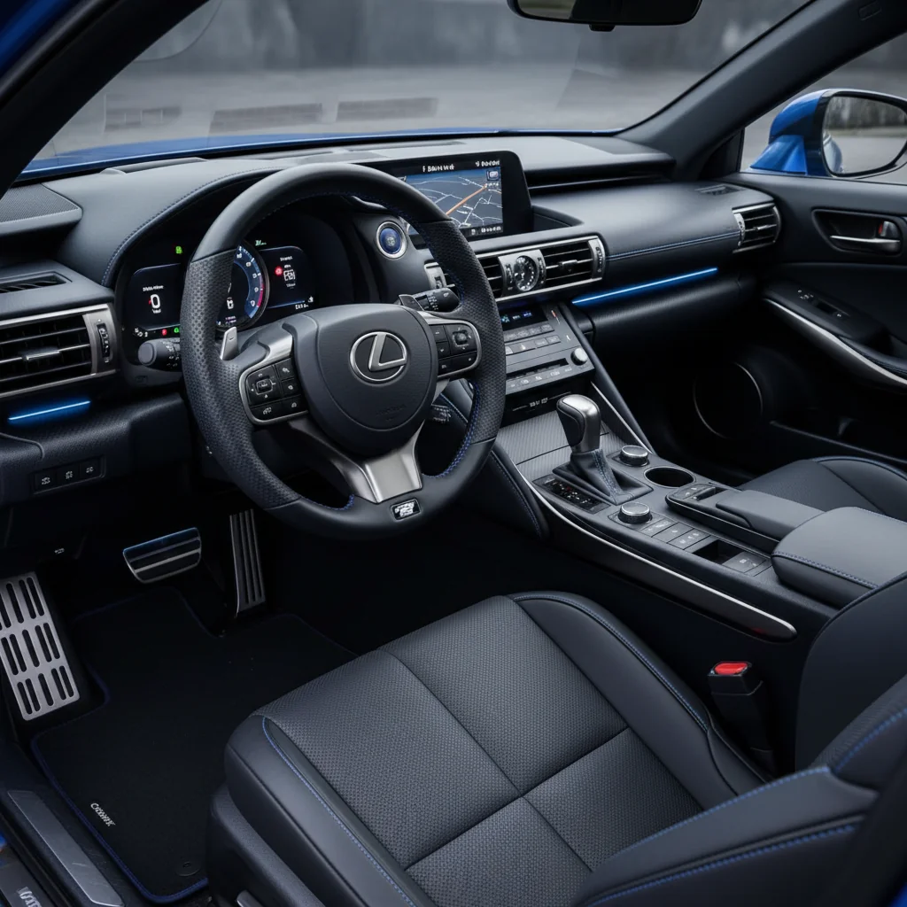 2027 Lexus IS 500 F Sport Pro interior - dashboard and cockpit view