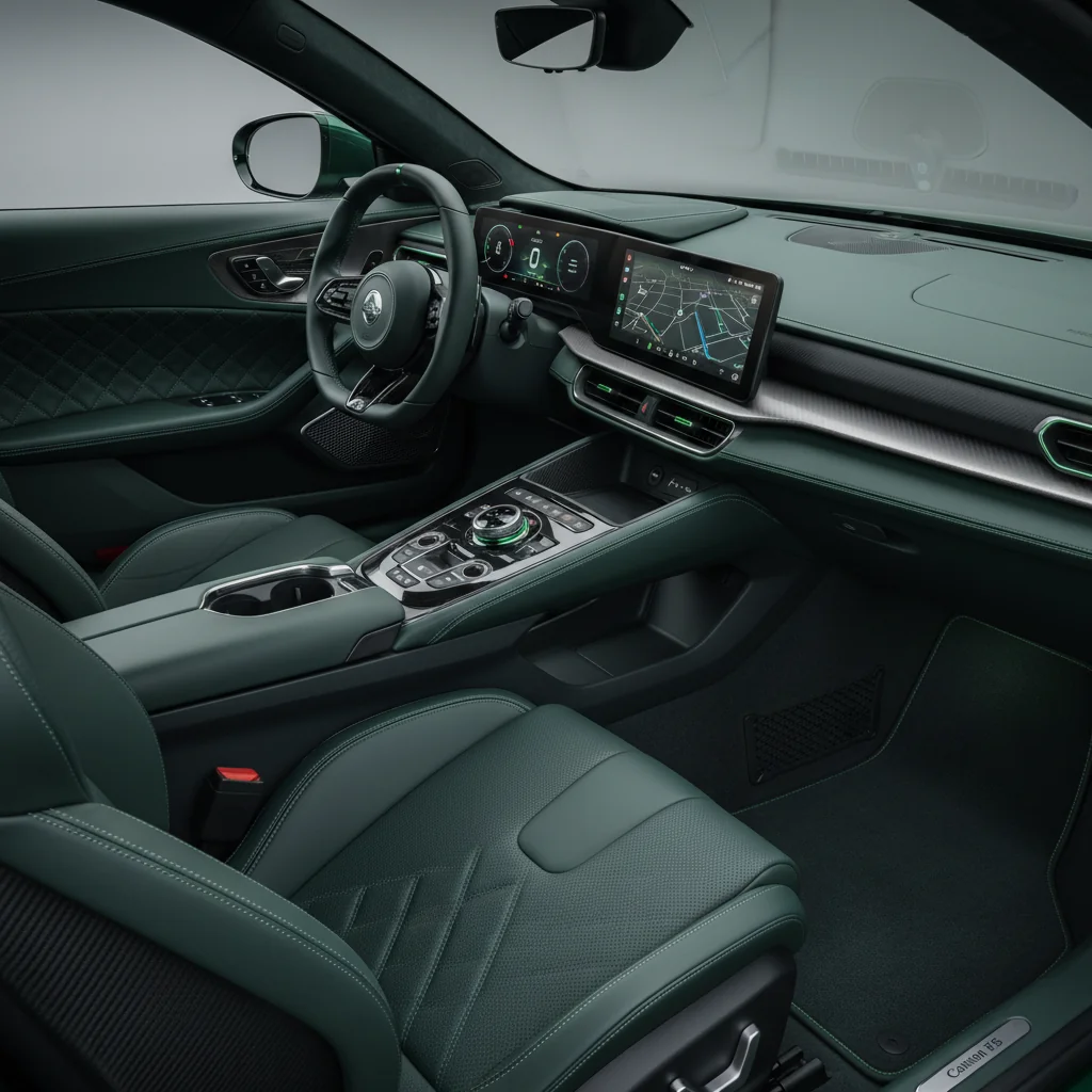 2026 Lotus Emeya R interior - dashboard and cockpit view