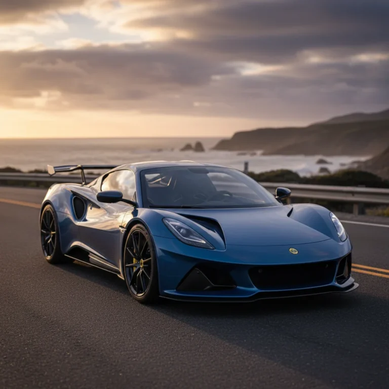 2027 Lotus Emira GT4 Road exterior - front three quarter view