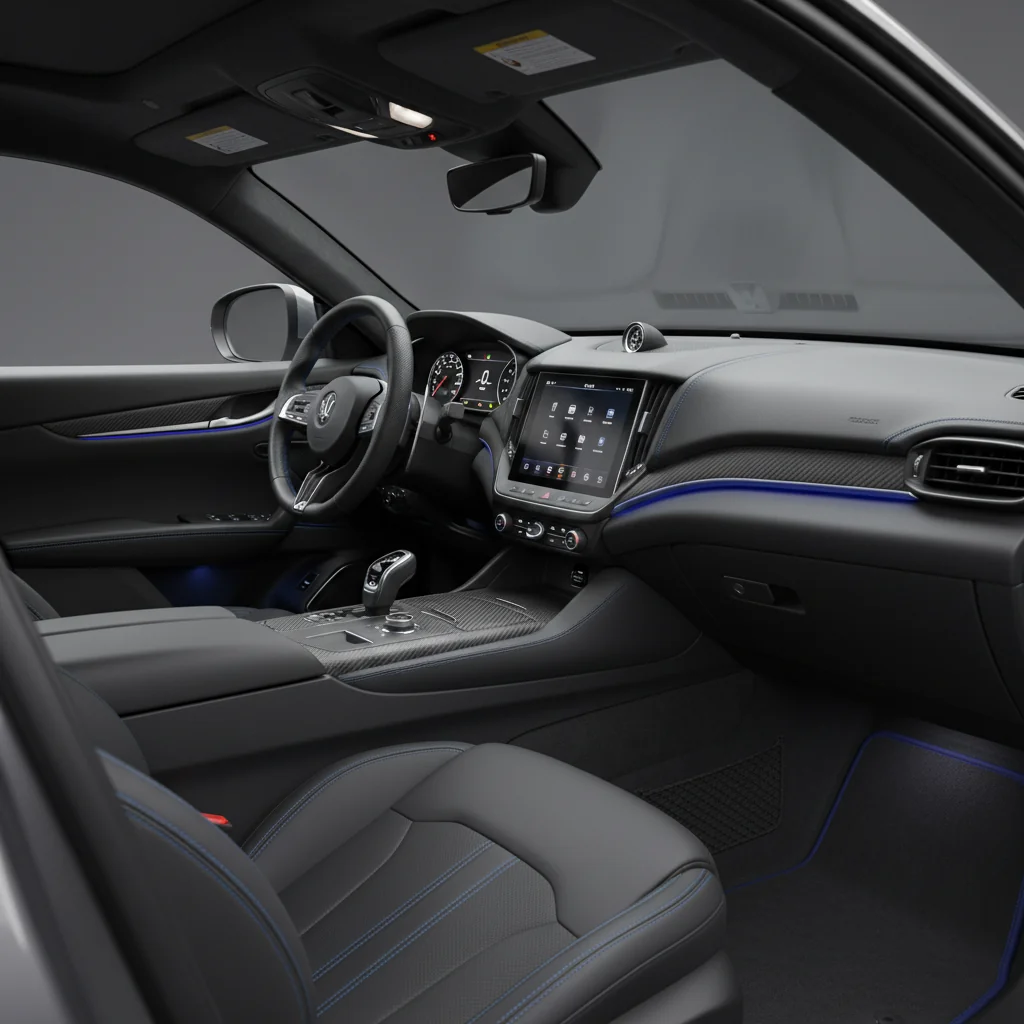 2027 Maserati Grecale Trofeo X interior - dashboard and cockpit view