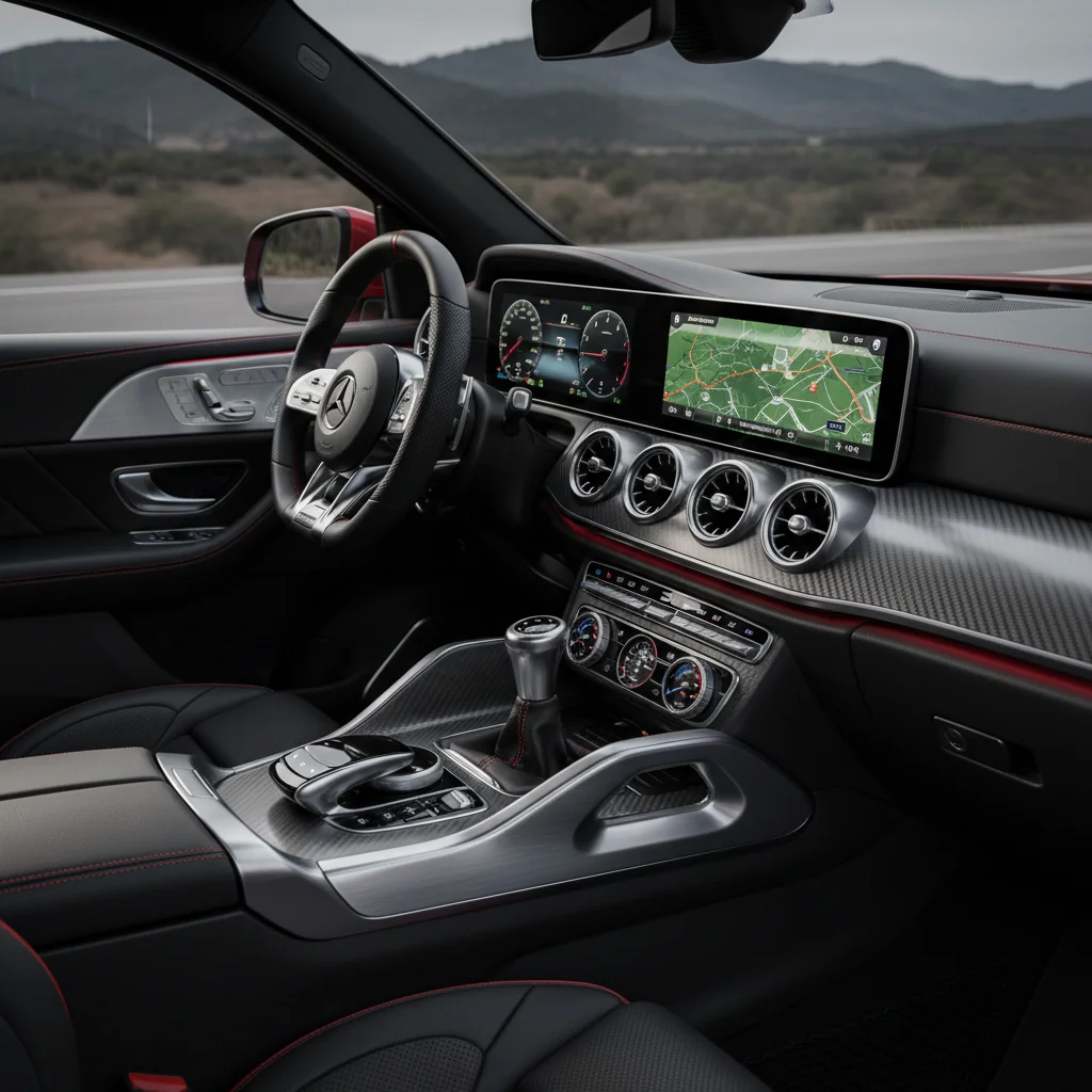 2028 Mercedes-Benz X-Class AMG interior - dashboard and cockpit view