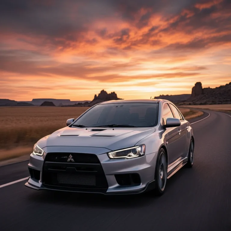 2028 Mitsubishi Lancer Evo XI exterior - front three quarter view