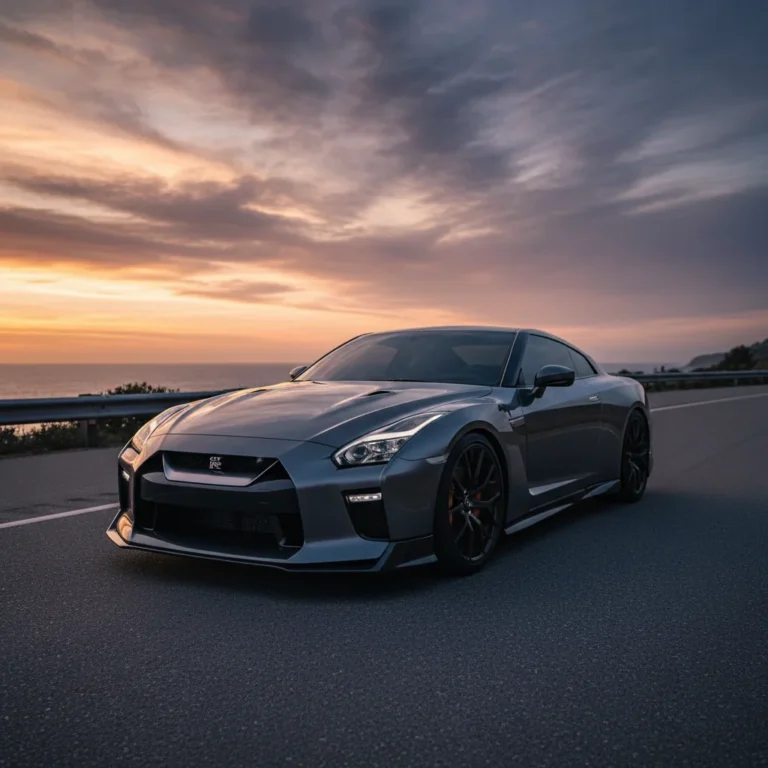 2028 Nissan GT-R R36 exterior - front three quarter view