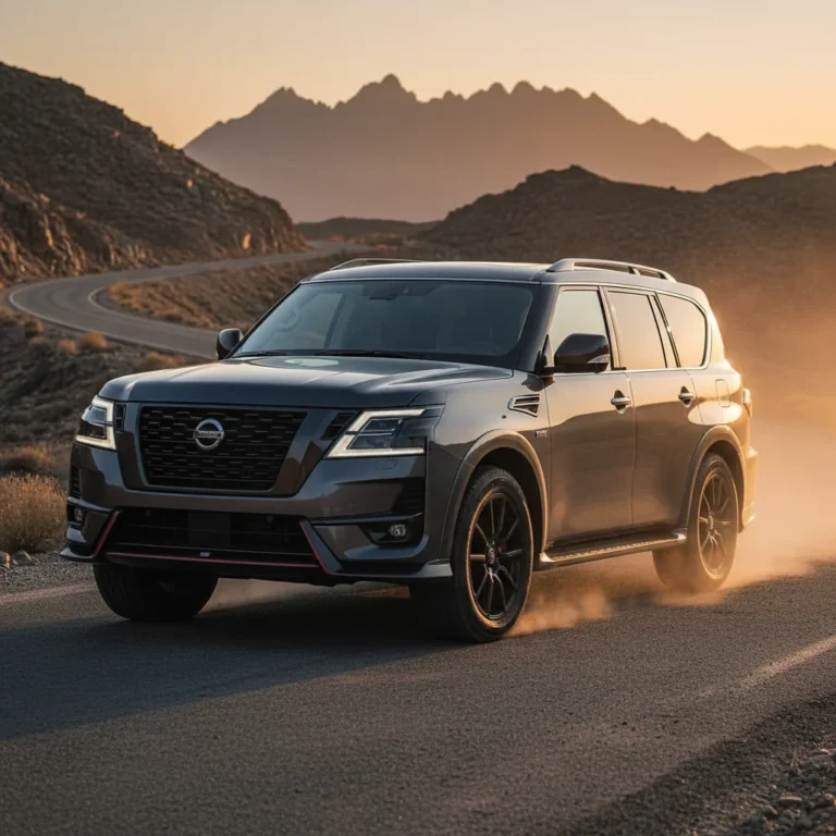 2027 Nissan Patrol Nismo exterior - front three quarter view