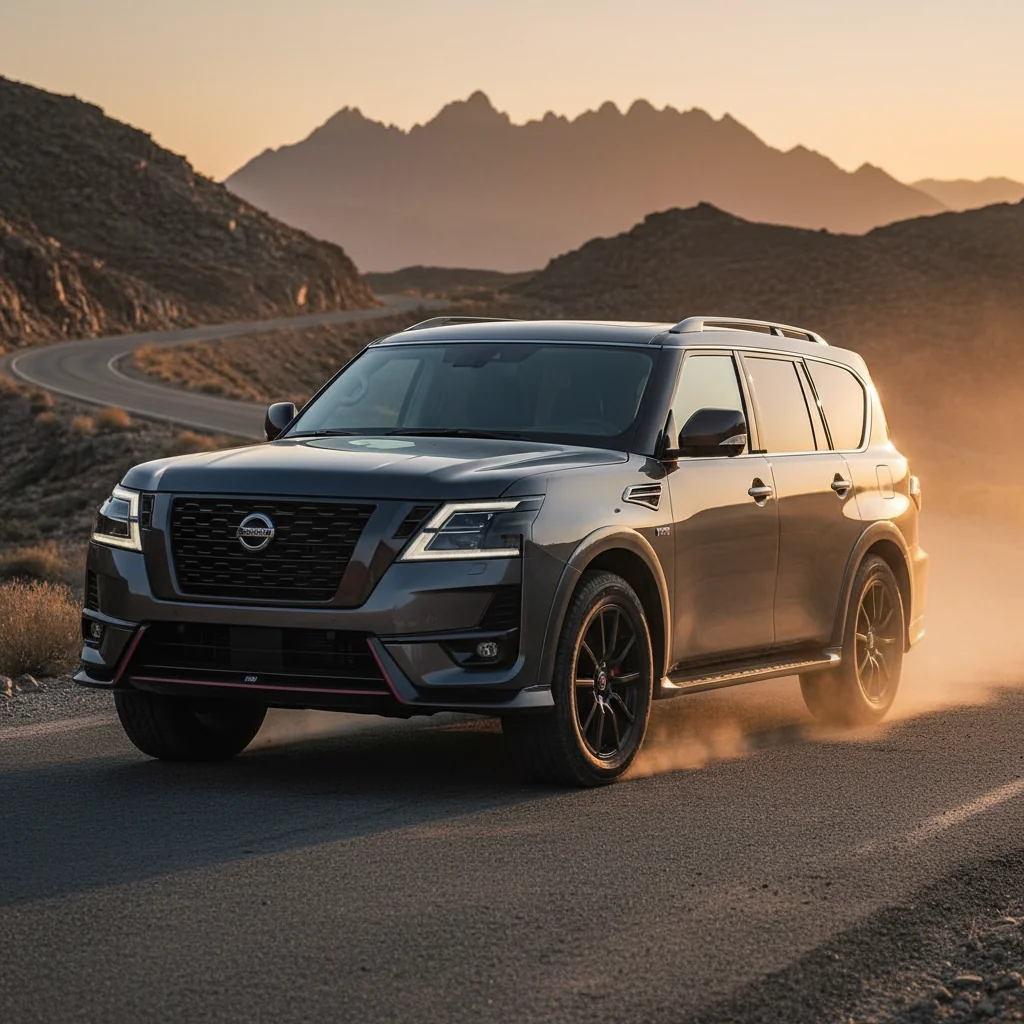 2027 Nissan Patrol Nismo exterior - front three quarter view