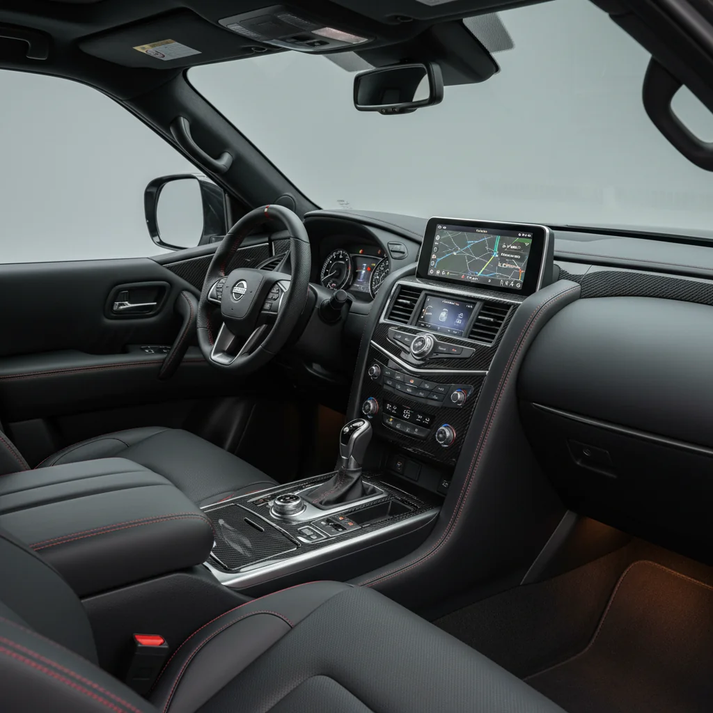 2027 Nissan Patrol Nismo interior - dashboard and cockpit view