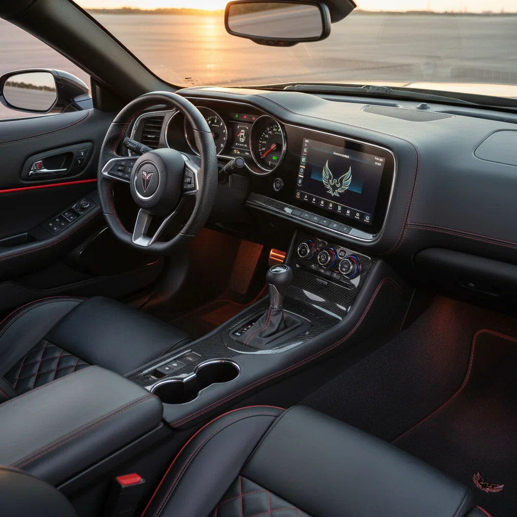 2028 Pontiac Firebird Trans Am 2028 interior - dashboard and cockpit view