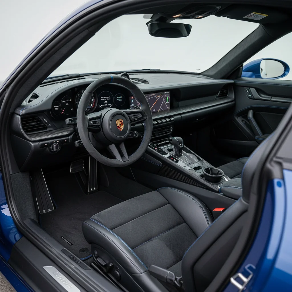 2027 Porsche 911 GT3 RS Touring interior - dashboard and cockpit view