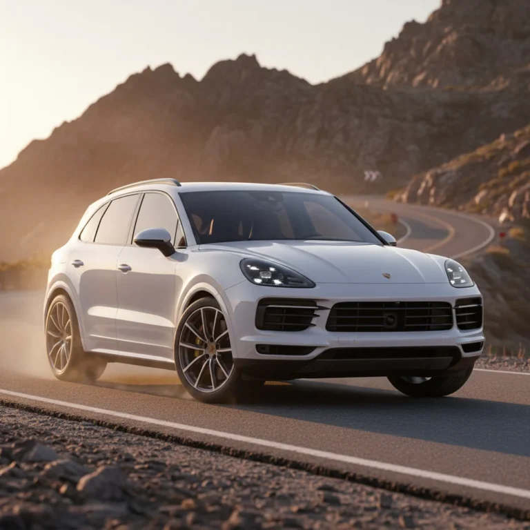 2027 Porsche Cayenne GT RS exterior - front three quarter view