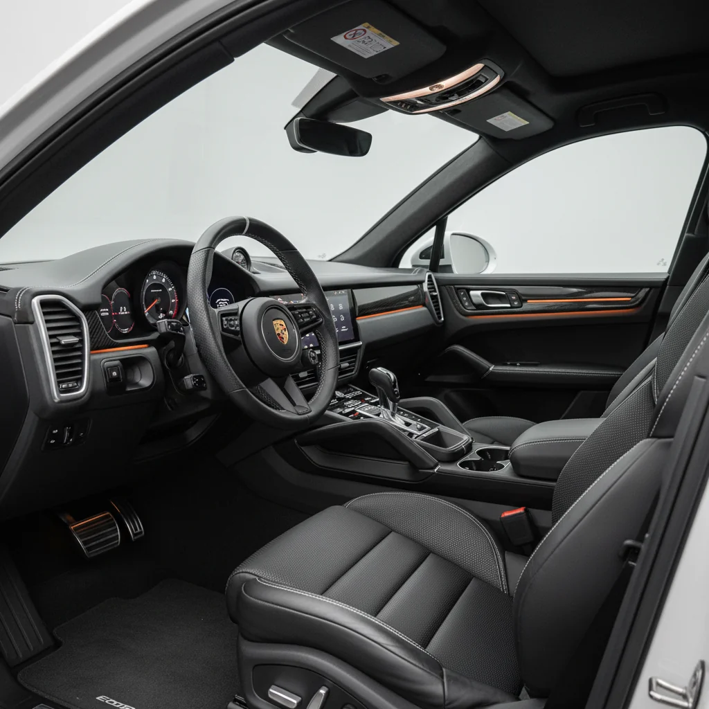 2027 Porsche Cayenne GT RS interior - dashboard and cockpit view