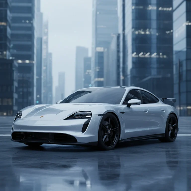2026 Porsche Taycan Turbo GT Weissach exterior - front three quarter view