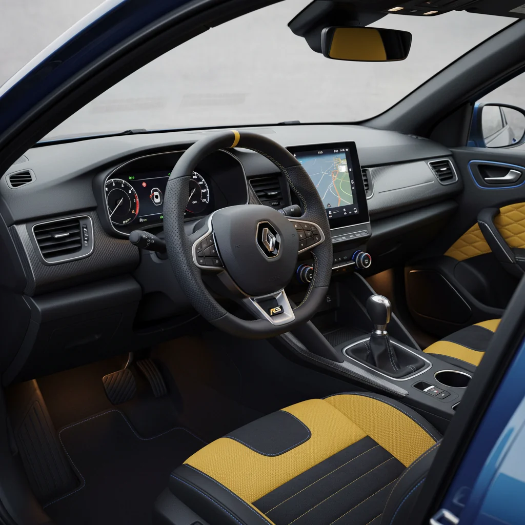 2027 Renault 19 RS 2027 interior - dashboard and cockpit view