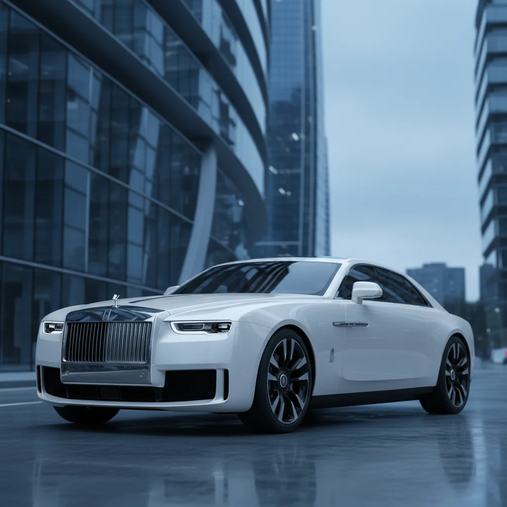 2027 Rolls-Royce Spectre Black Badge exterior - front three quarter view