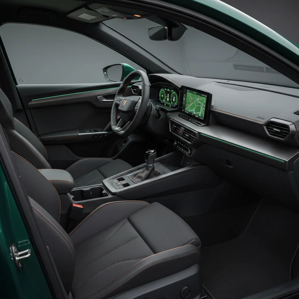 2027 SEAT León Cupra R ST interior - dashboard and cockpit view