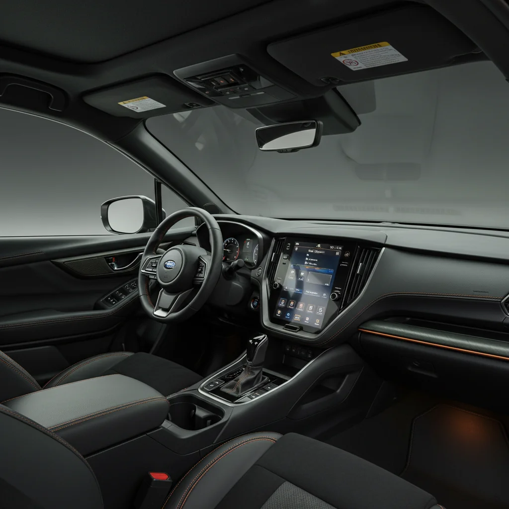 2027 Subaru Outback Wilderness XT interior - dashboard and cockpit view
