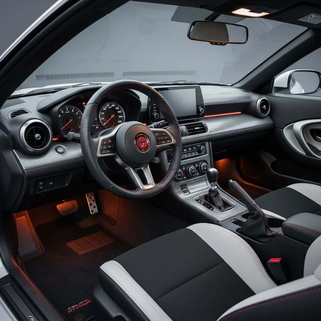 2028 Toyota Celica GT-Four 2028 interior - dashboard and cockpit view