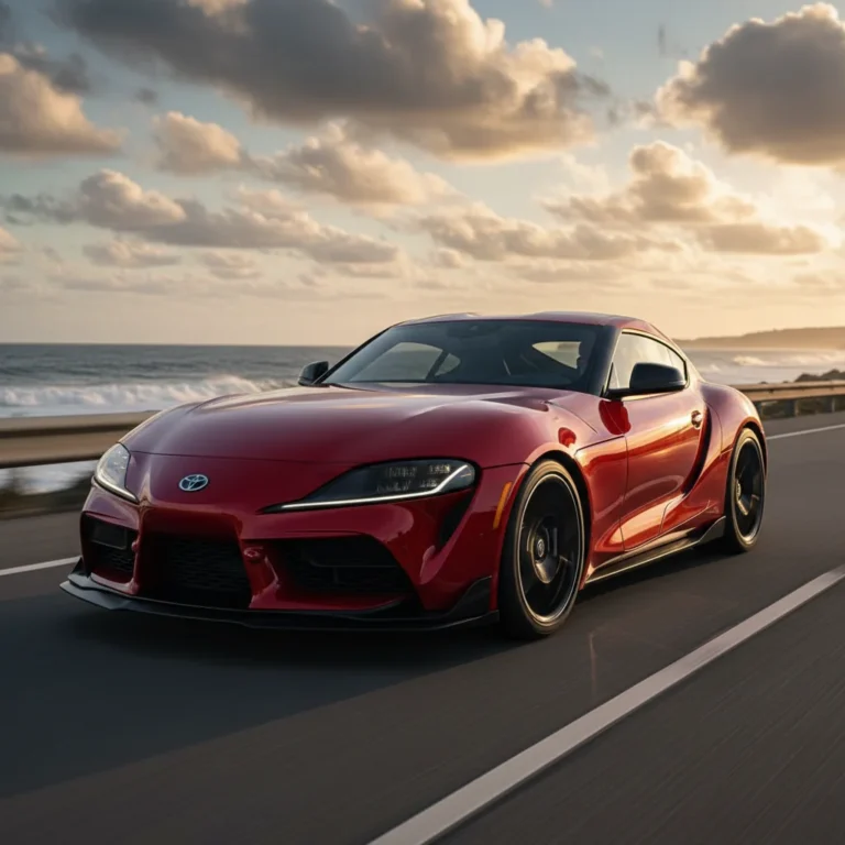 2028 Toyota GR Supra A100 exterior - front three quarter view