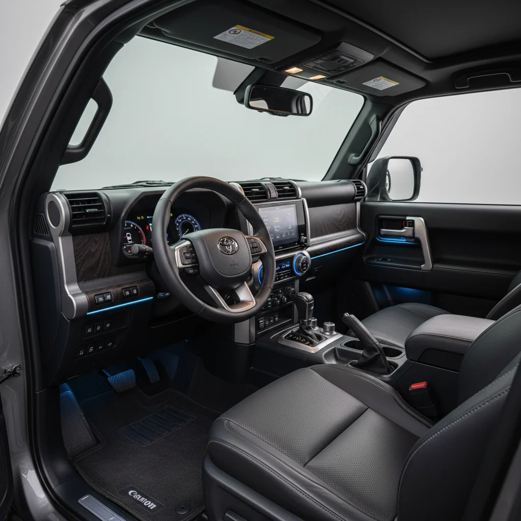 2027 Toyota Land Cruiser FJ Reborn interior - dashboard and cockpit view