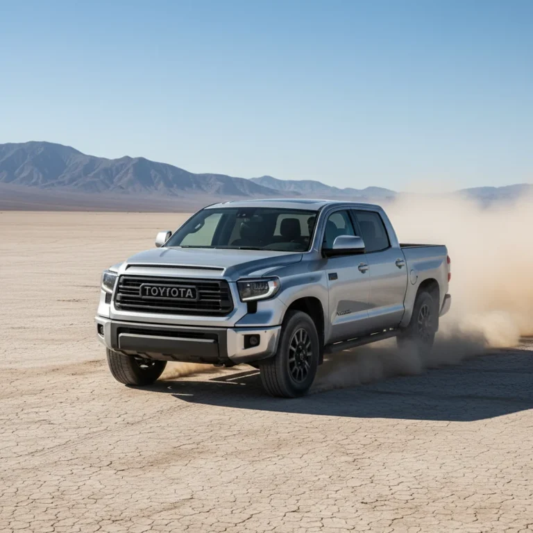 2027 Toyota Tundra TRD Pro Desert exterior - front three quarter view