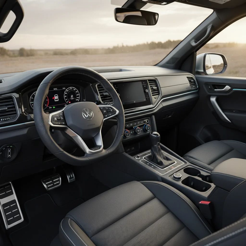 2027 Volkswagen Amarok R interior - dashboard and cockpit view