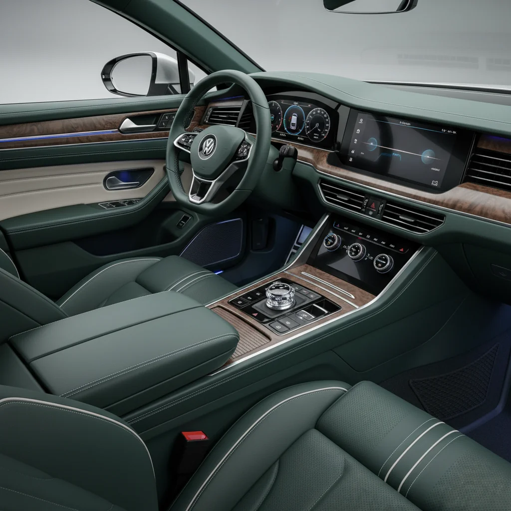 2028 Volkswagen Phaeton II interior - dashboard and cockpit view