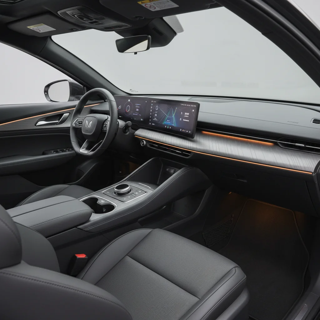 2027 Xiaomi SU7 Ultra Max interior - dashboard and cockpit view