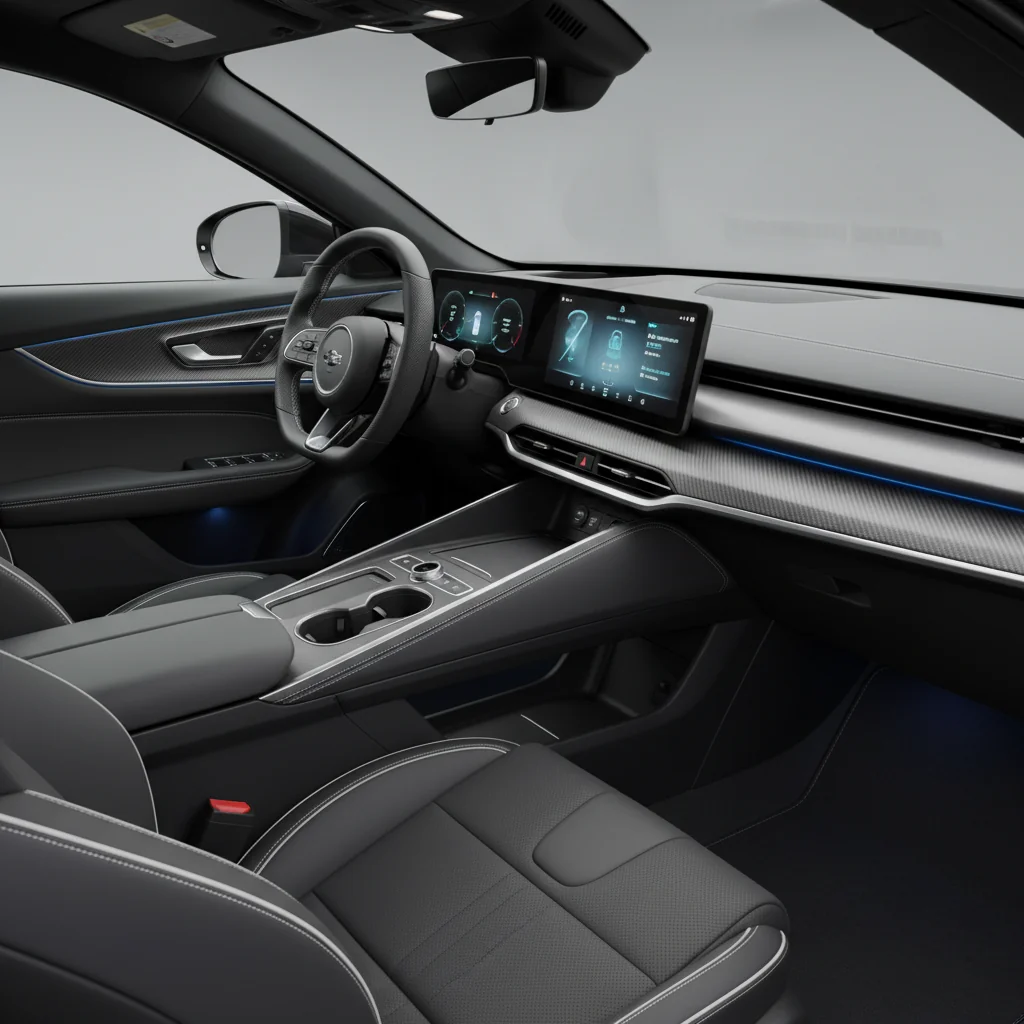 2027 Zeekr 001 FR interior - dashboard and cockpit view